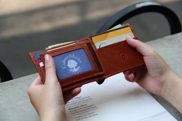 Bóp ví da thật nam nữ HAVIAS Ví ngắn Venus2 Handcrafted Wallet Nâu