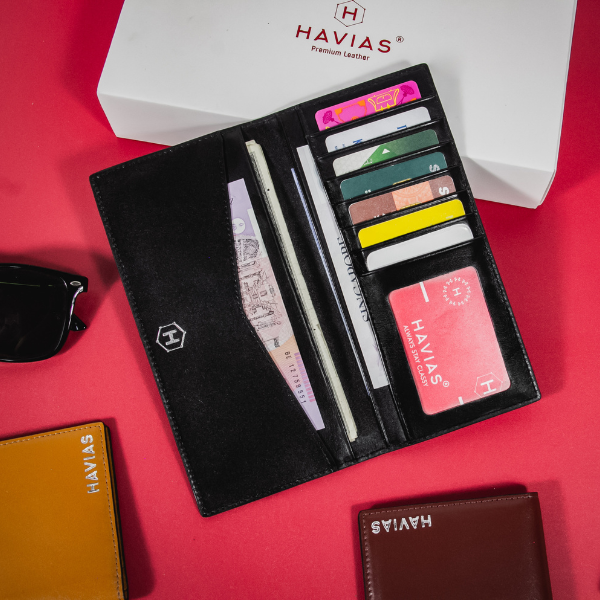 Ví Pisa Mini Long Wallet HAVIAS khắc tên cá nhân hóa