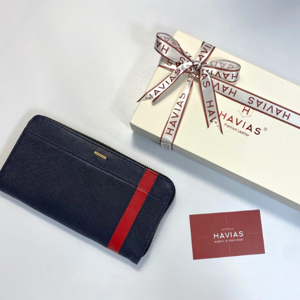 Ví da nữ HAVIAS khắc tên cao cấp làm quà tặng sang trọng