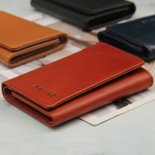 Ví nữ da thật HAVIAS thiết kế tối giản, sang trọng