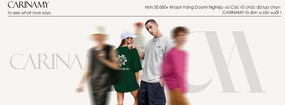 CARINAMY FACTORY - Xưởng in áo đa dạng mẫu mã, kỹ thuật in