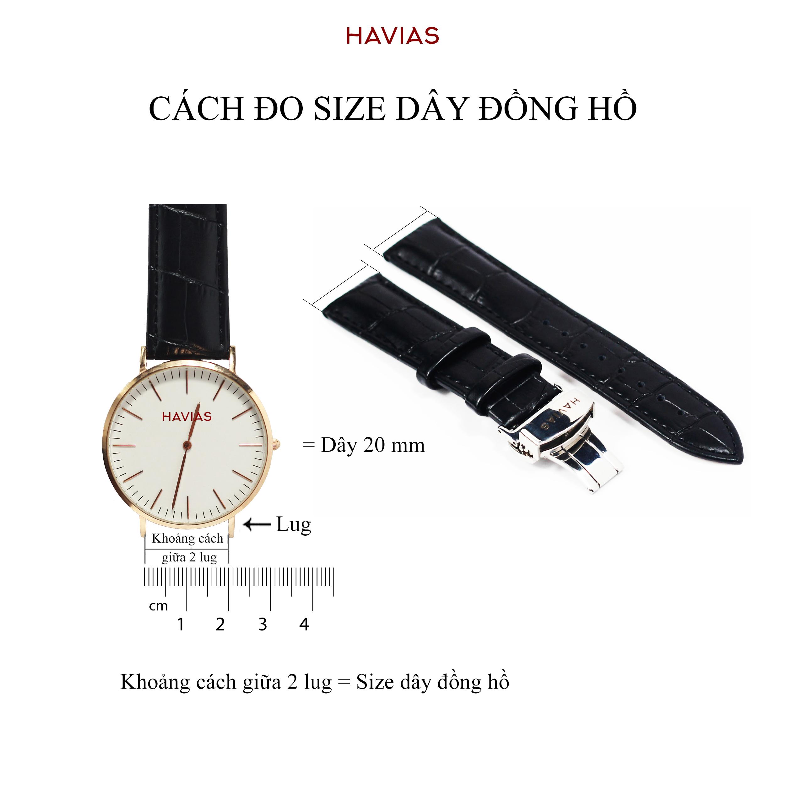 Dây đồng hồ HAVIAS 