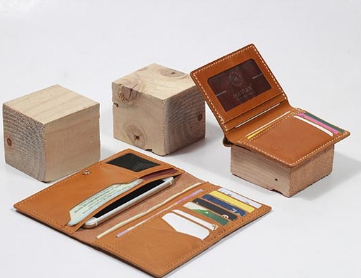 Ví da cặp đôi venuta2 venumi màu vàng bò havias