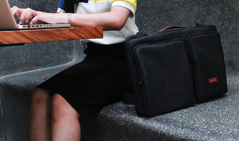 Cặp xách Macbook Oxford Đen