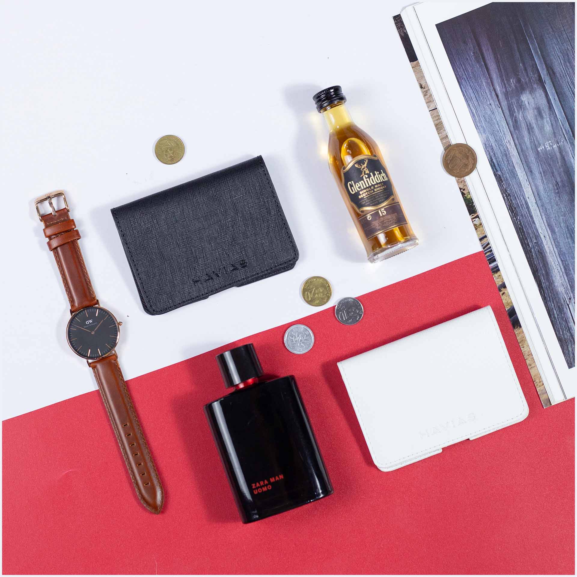 Ví da Harp da Saffiano Ý