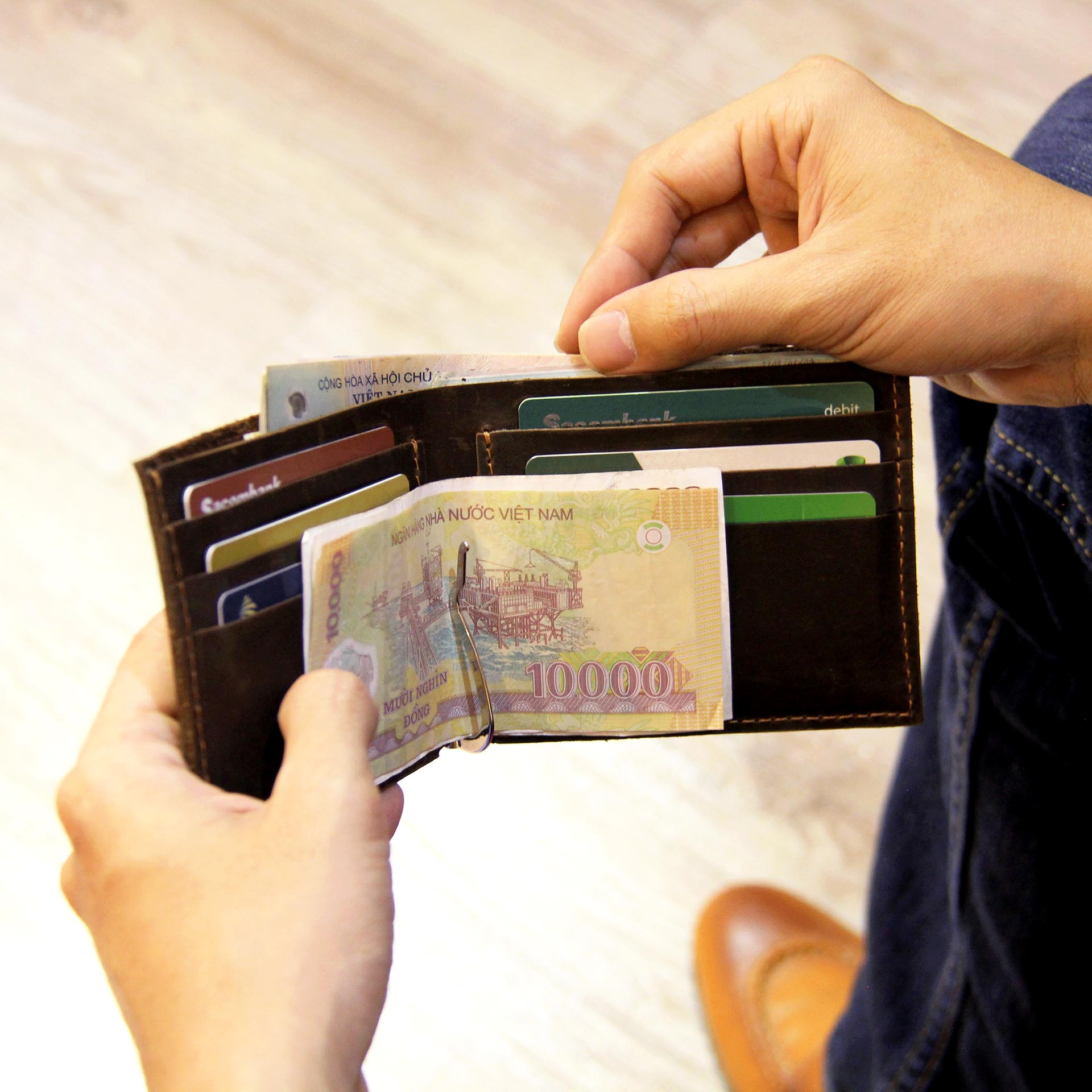 Ví Da Eros Handcrafted Wallet