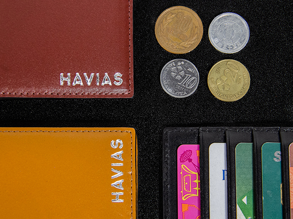 Bóp ví da thật nam nữ HAVIAS Ví dài Pisa Mini Long Wallet