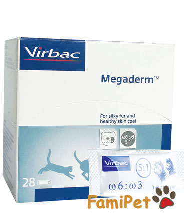 Gel Ăn Dinh Dưỡng Cho Chó Mèo Dưới 10kg Virbac Megaderm TM