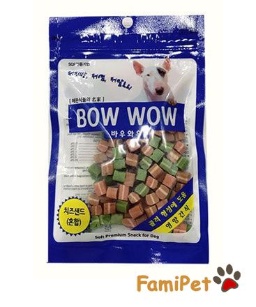 Sandwich Hỗn Hợp Bowwow Cho Chó 120g