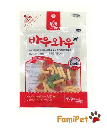 Snack Hỗn Hợp Cho Chó 40g