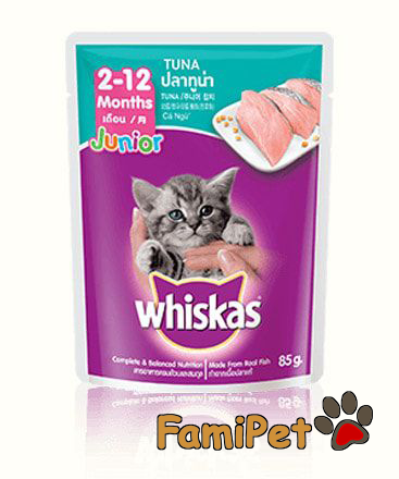 Pate Cho Mèo Con Whiskas Vị Cá Ngừ