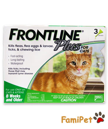 Thuốc Trị Ve Rận Nhỏ Gáy Frontline Plus Cho Mèo