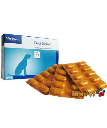 Virbac Calci Delice TM Dạng Viên Vị Thịt Bò 