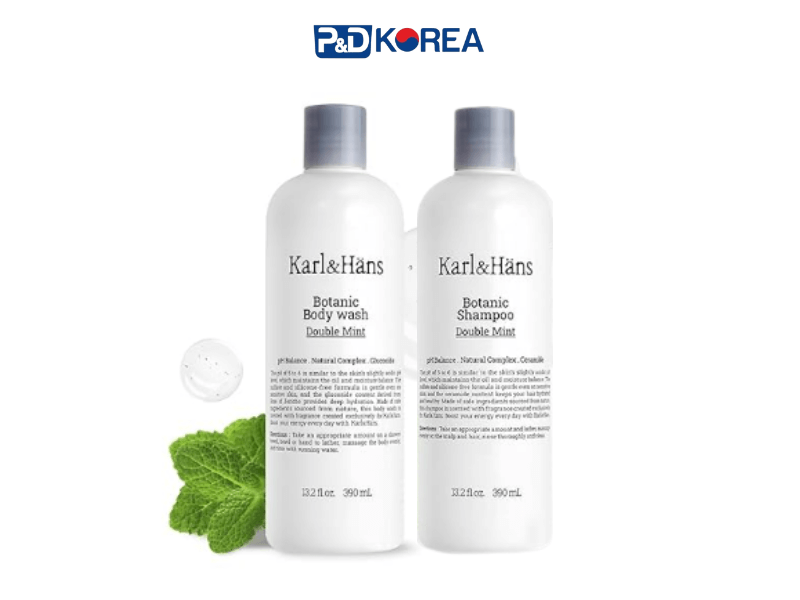 Karl&Hans Botanic Gourmand Coconut Vegan – Dầu gội và sữa tắm hữu cơ cho nam và nữ