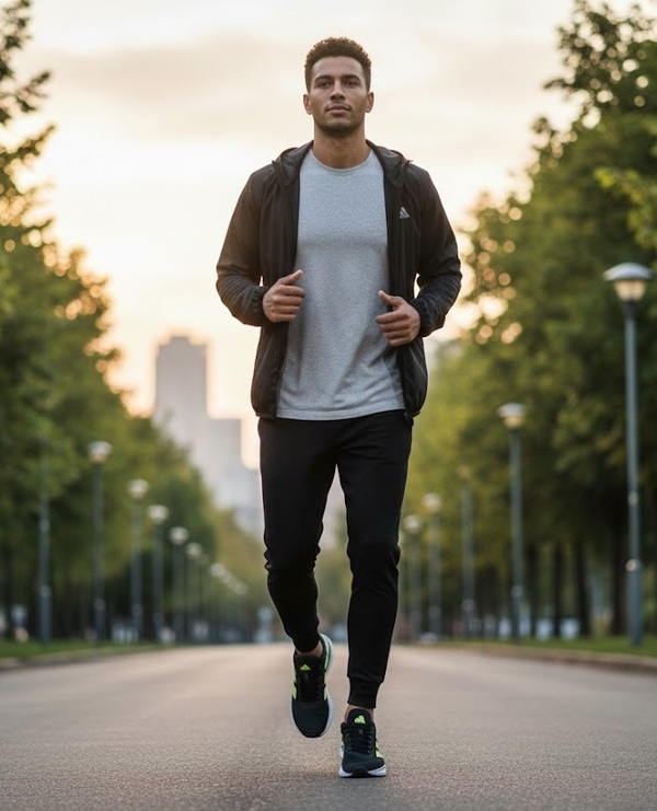 Mẫu giày Adidas nam chính hãng - Galaxy 7 Running - Đen