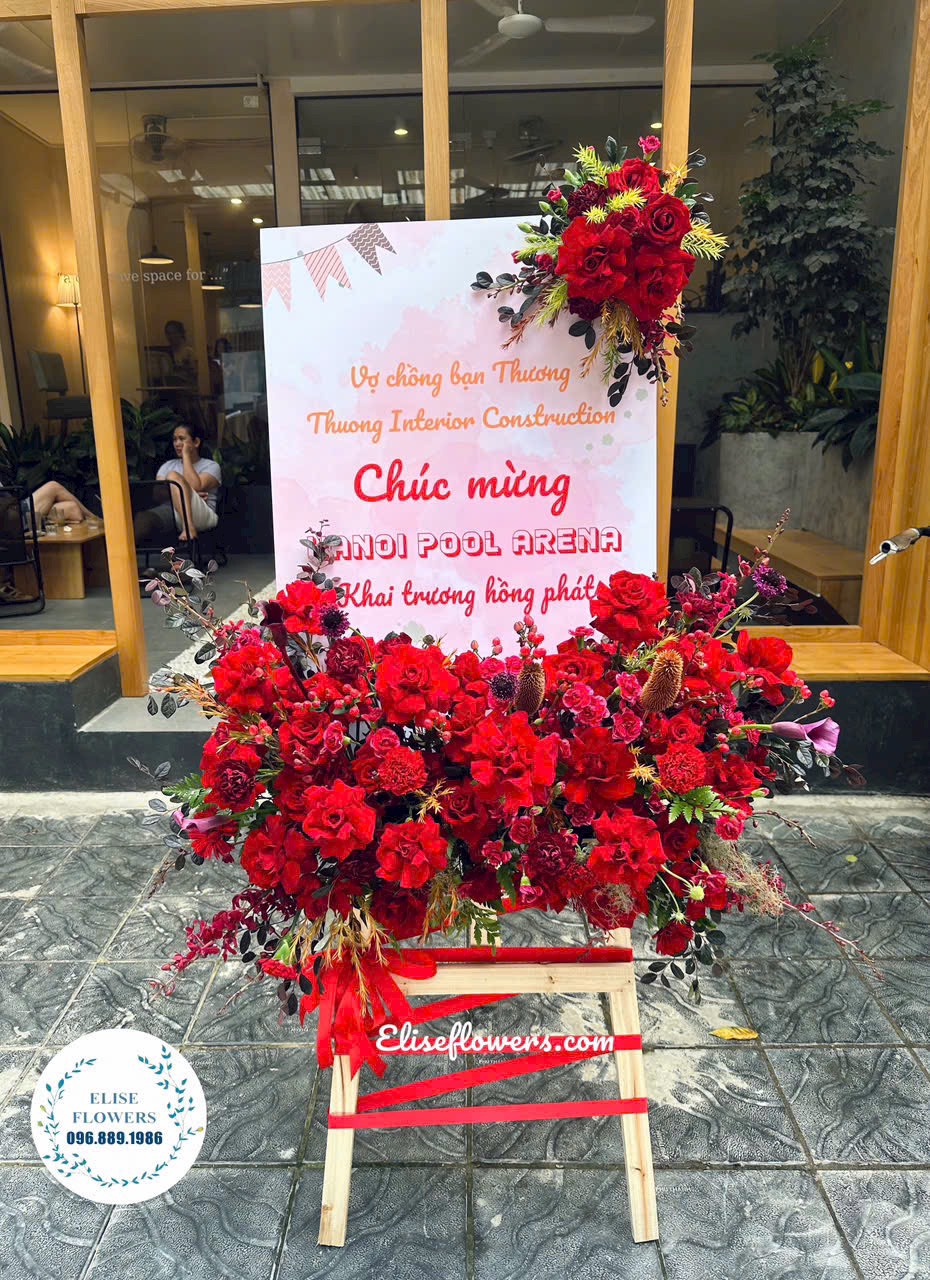 Đặt bảng hoa sự kiện Hà Nội. Điện hoa khai trương Hà Nội