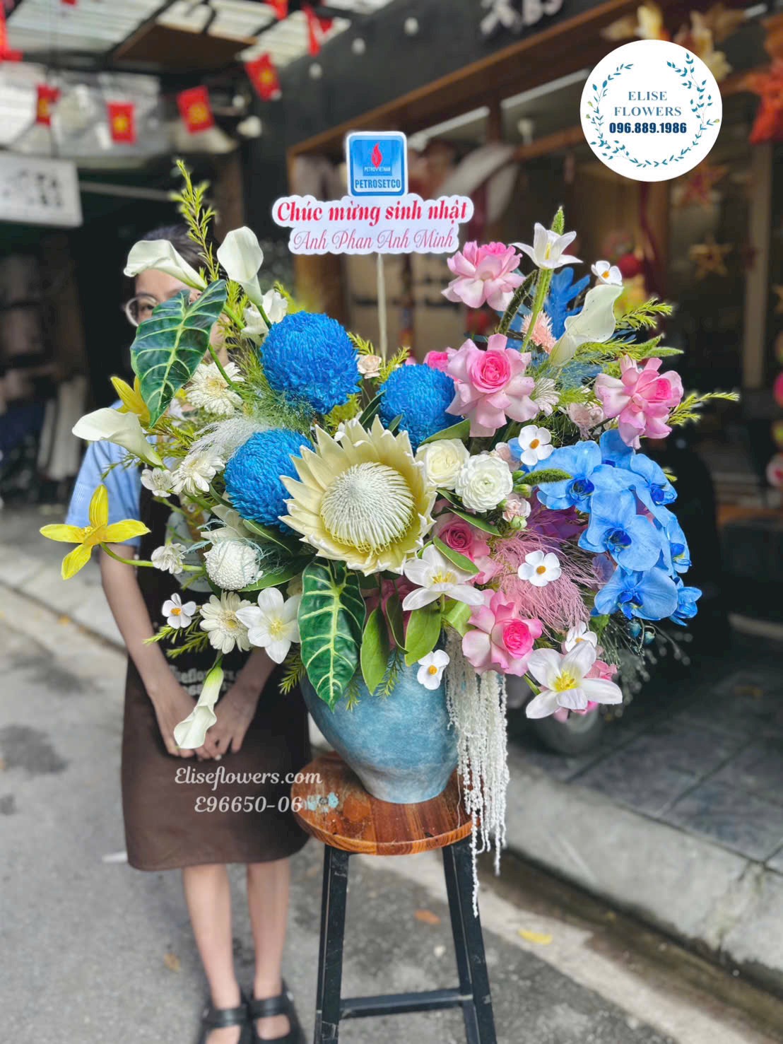 Hoa chúc mừng cao cấp | Bình hoa cao cấp tặng chủ tịch, lãnh đạo