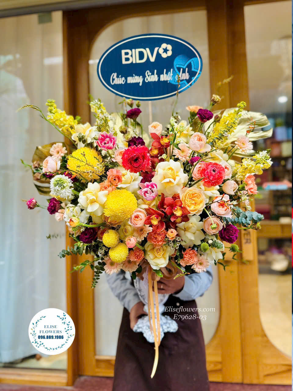 Bình hoa khai trương cao cấp. Đặt bình hoa khai trương ở Hà Nội