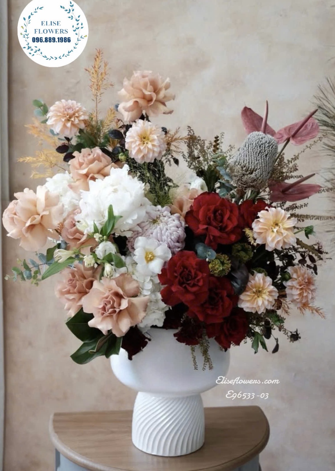 Hoa tặng sếp Hà Nội. Điện hoa chúc mừng sếp. Địa chỉ mua hoa uy tín | Eliseflowers