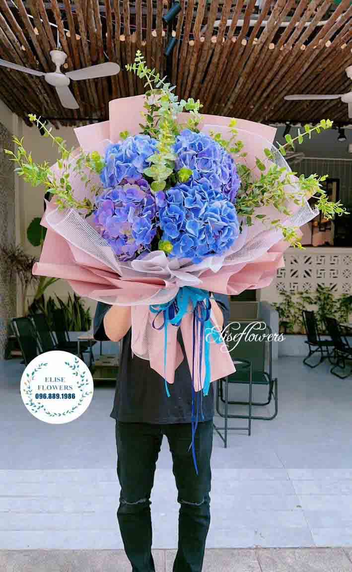 Bó hoa cẩm tú cầu xanh | Bó hoa thay cho lời xin lỗi | Hoa xin lỗi ý nghĩa