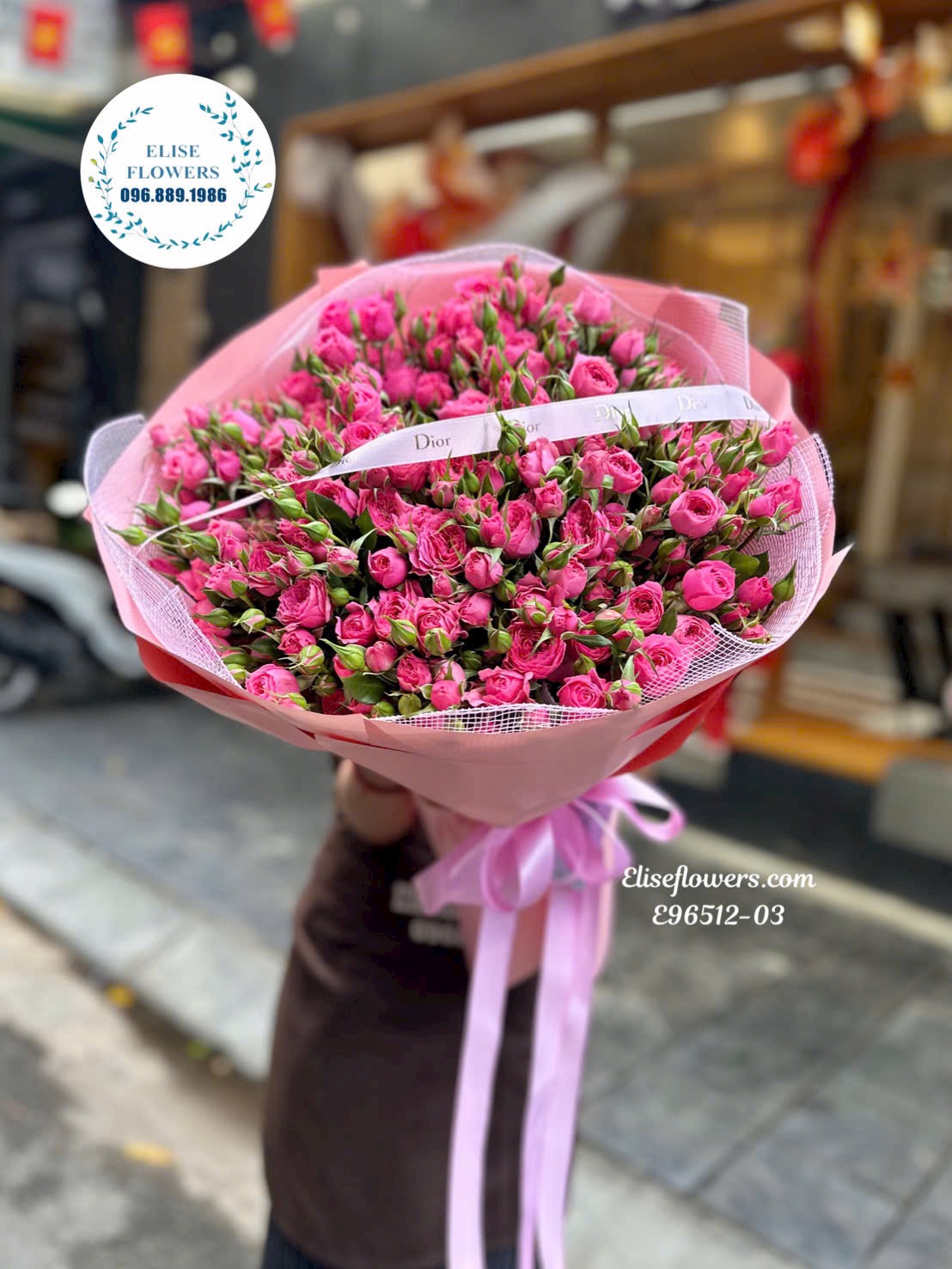 Bó hoa hồng chùm sophia đẹp | Hoa tặng người yêu, bạn gái | Dịch vụ giao hoa tận nơi, nhanh chóng