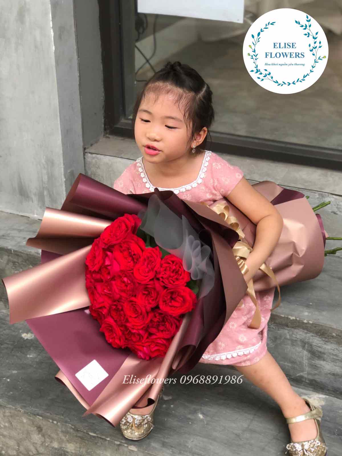 BÓ HOA HỒNG NHẬP KHẨU - BÓ HOA HỒNG ĐỎ - HOA HỒNG ĐỎ ĐẸP - ĐIỆN HOA HÀ NỘI