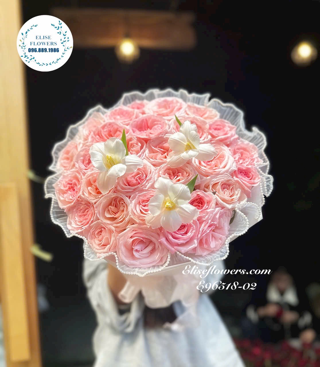 Bó hoa Ohara hồng ngọt ngào tặng người yêu