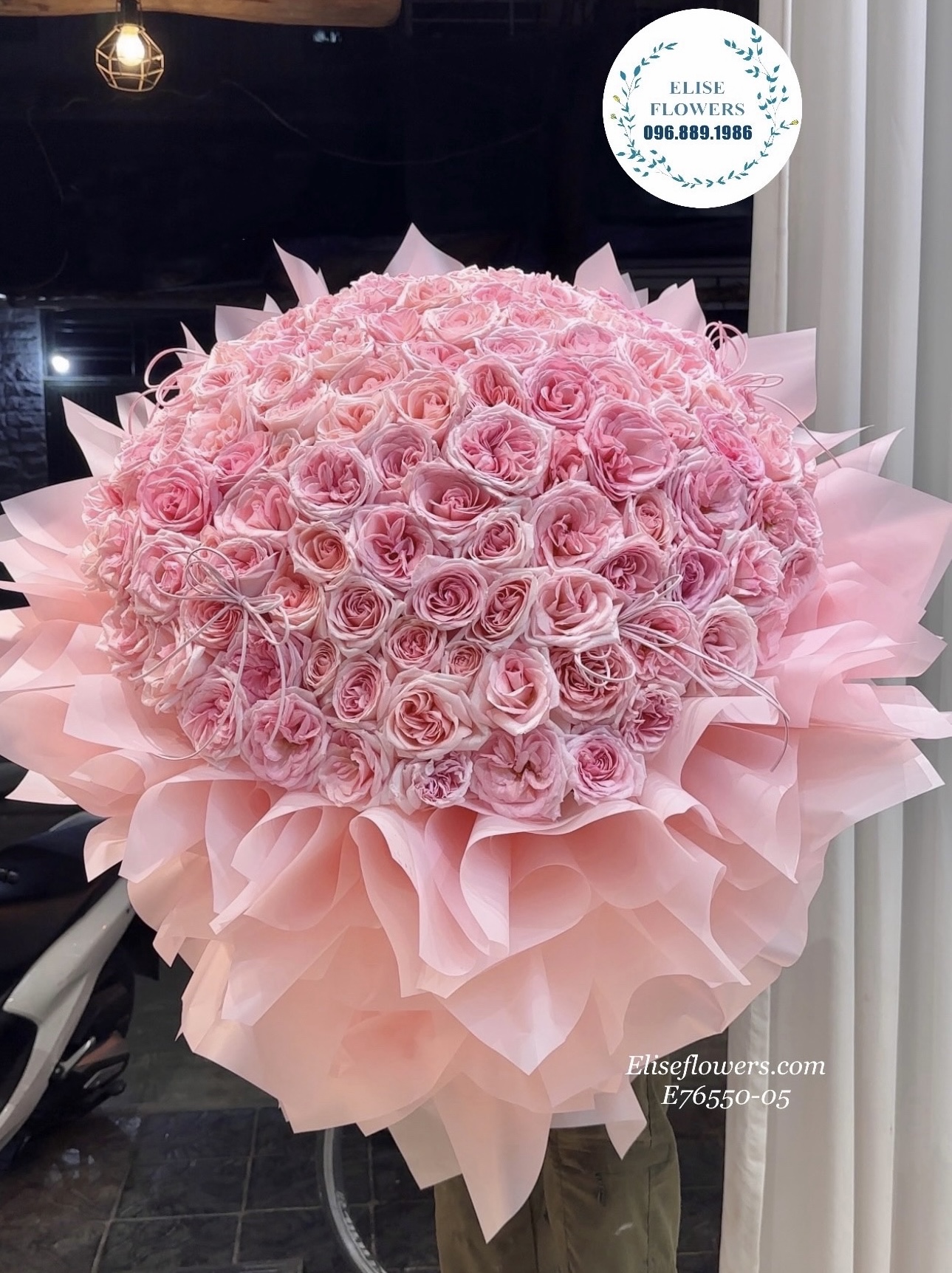 Hoa valentine. Bó hoa hồng Ohara ngọt ngào, lãng mạn. Hoa tặng bạn gái, người yêu, vợ yêu