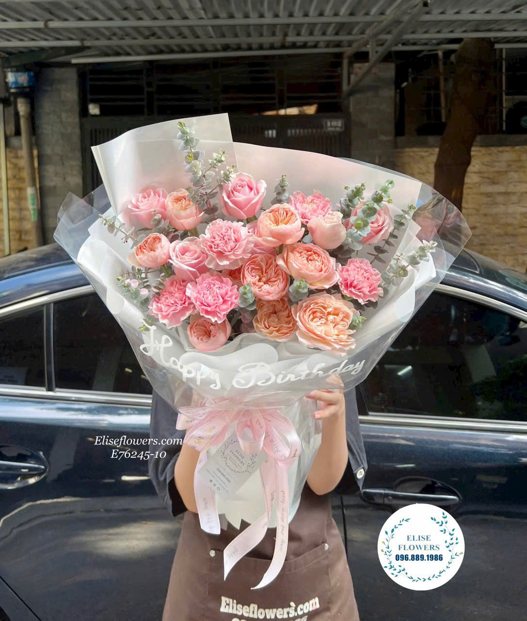 Bó hoa sinh nhật nhỏ xinh. Mua hoa sinh nhật đẹp ở Hà Nội
