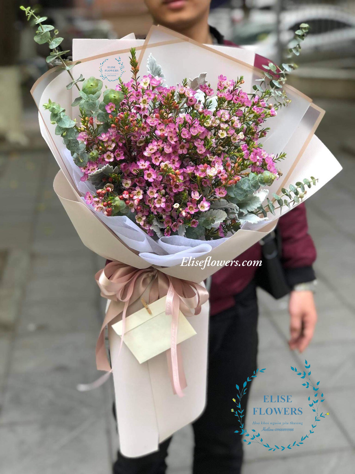 BÓ HOA THANH LIỄU ĐẸP - ĐỊA CHỈ BÁN HOA THANH LIỄU Ở HÀ NỘI