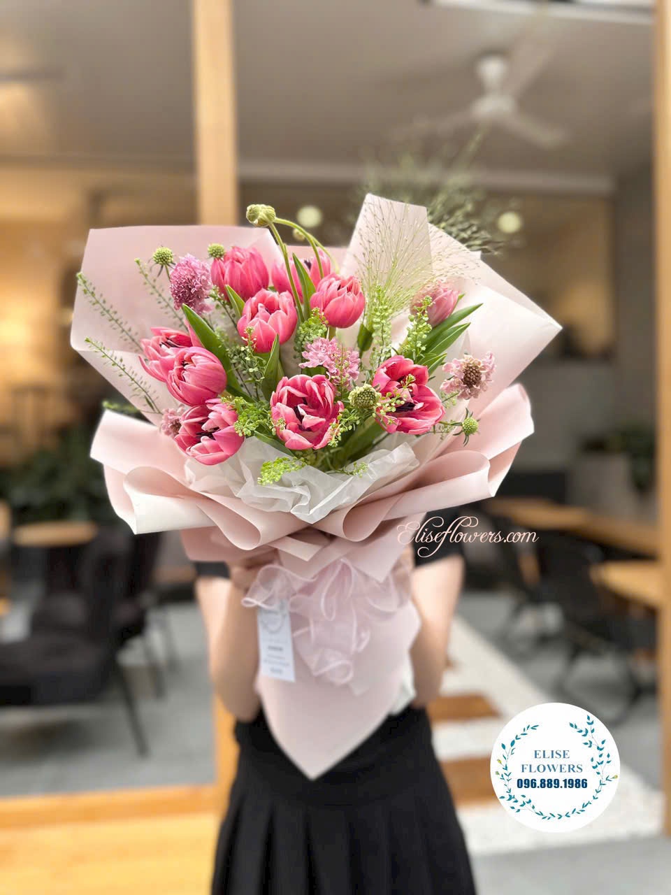 Bó hoa Tulip Nam Phi. Đặt mua bó hoa Tulip Nam Phi