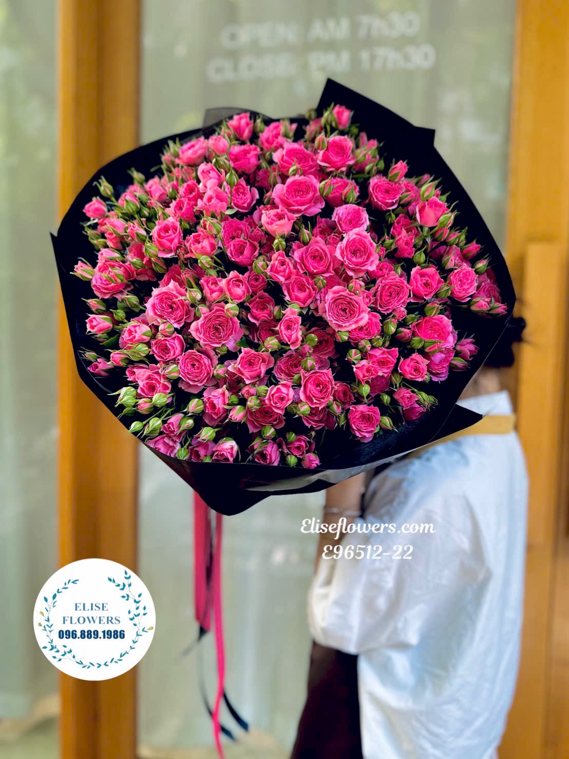 Bó hoa hồng sophie nhập khẩu ngọt ngào, lãng mạn tặng vợ, người yêu