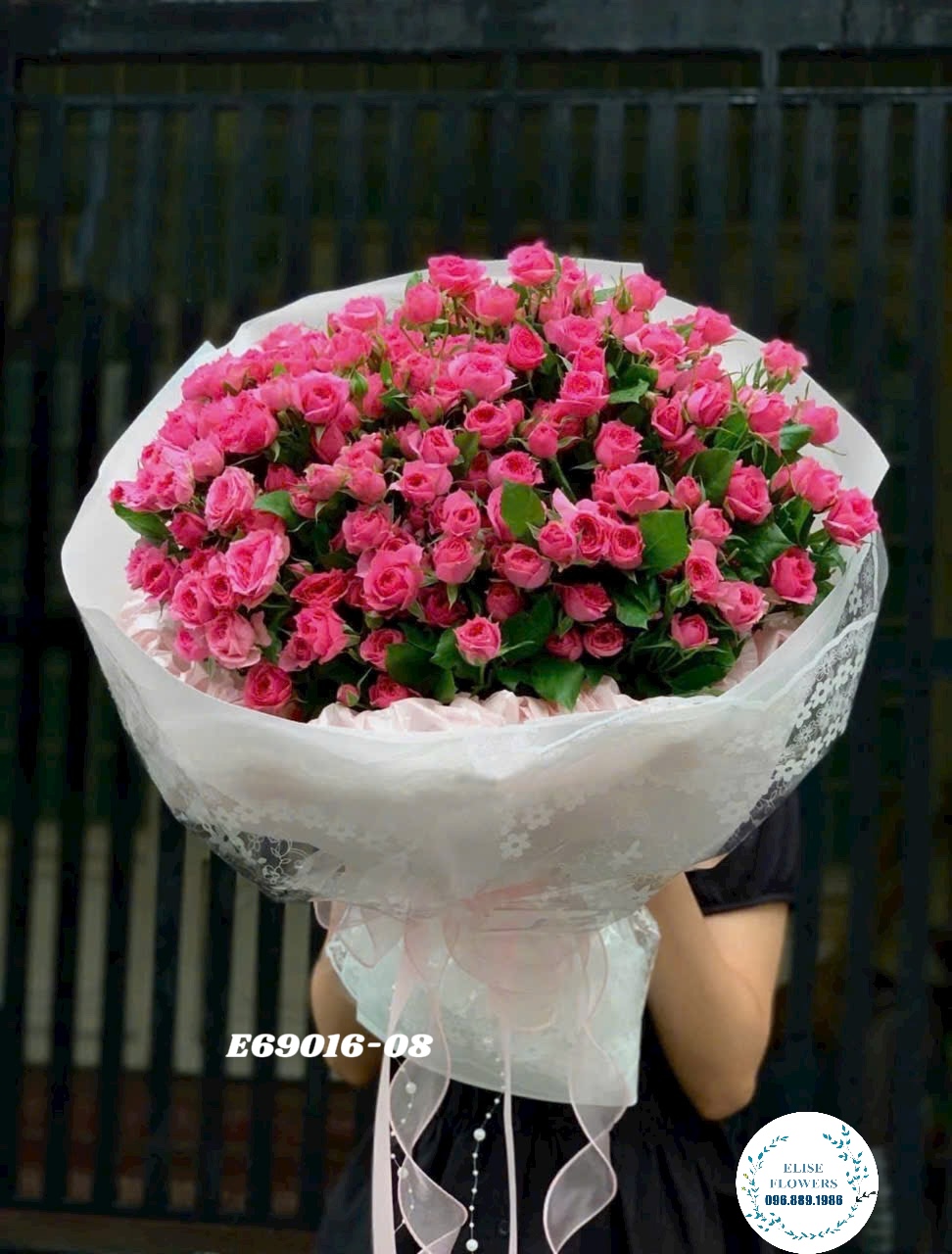 Hoa tặng người yêu. Bó hồng chùm lãng mạn tặng người yêu. Eliseflowers
