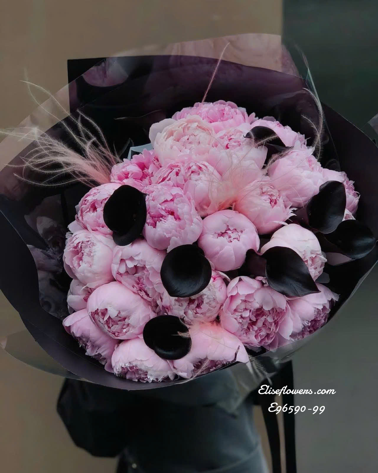 Hoa mẫu đơn nhập khẩu. Bó hoa Valentine lãng mạn. Hoa tặng bạn gái, người yêu