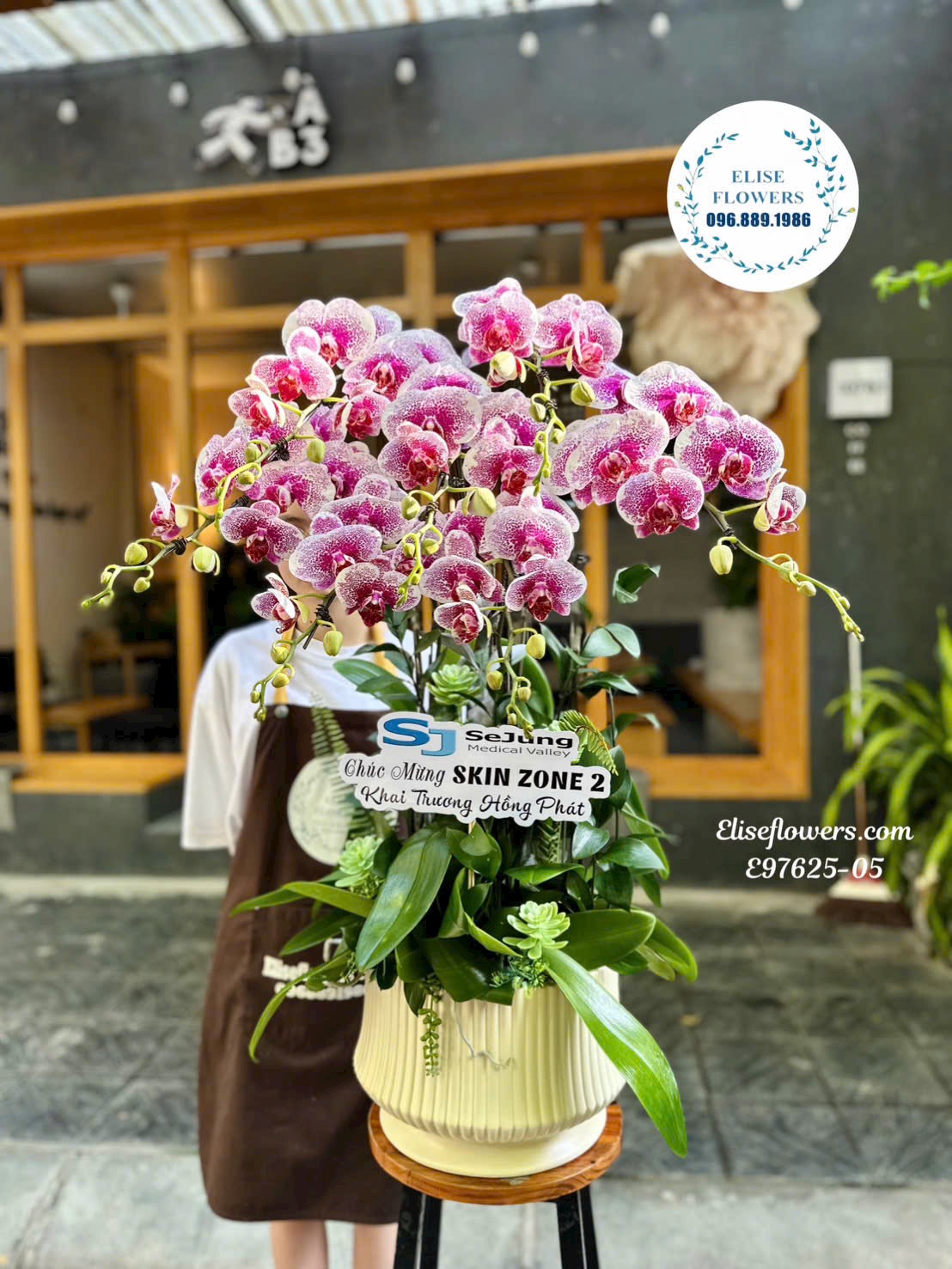 Lan hồ điệp Hà Nội. Hoa khai trương cao cấp. Địa chỉ mua hoa uy tín Eliseflowers