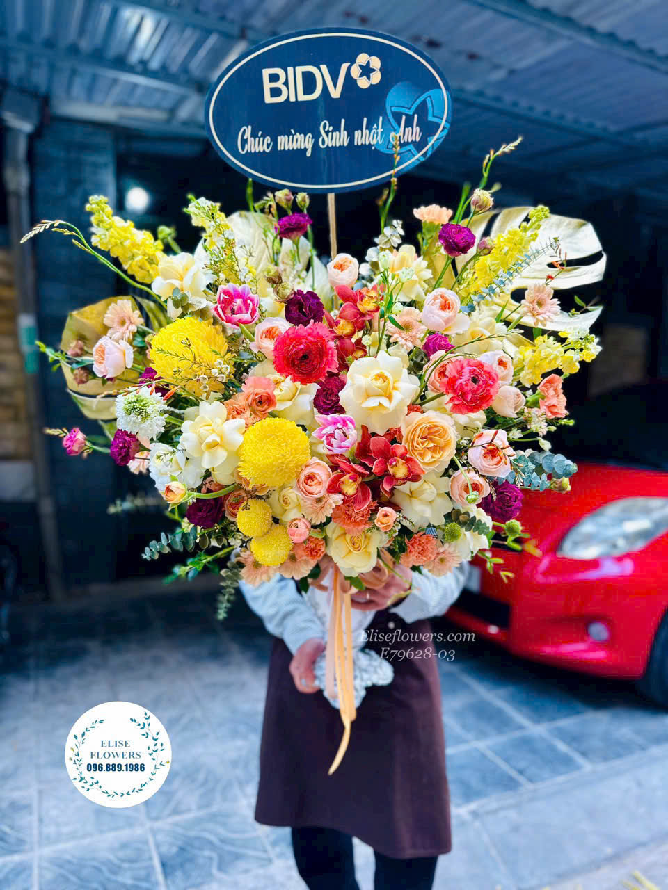 Điện hoa khai trương cao cấp tại Hà Nội. Dịch vụ đặt bình hoa khai trương