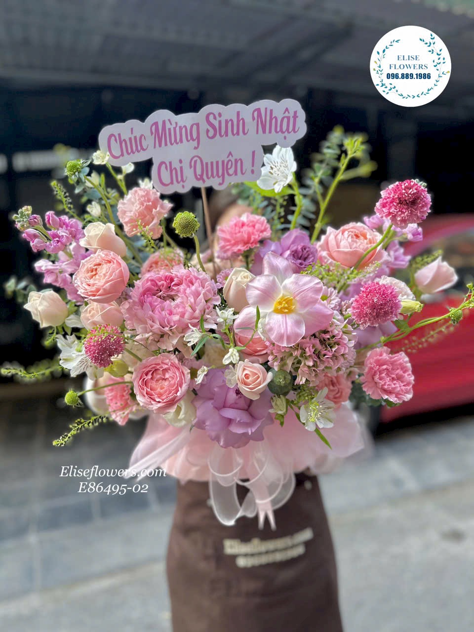 Lẵng hoa sinh nhật ở Ba Đình. Mua hoa sinh nhật tại Eliseflowers
