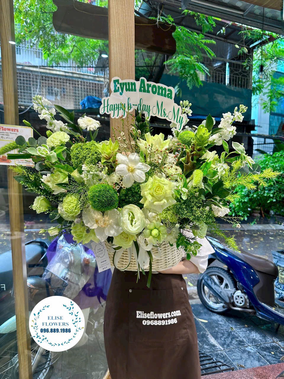 Lẵng hoa chúc mừng sinh nhật đẹp. Điện hoa chúc mừng sinh nhật đẹp