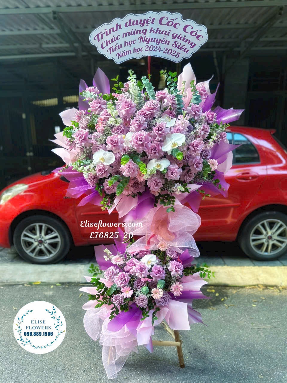 Mua kệ hoa khai trương ở Hà Nội. Điện hoa khai trương nhanh chóng