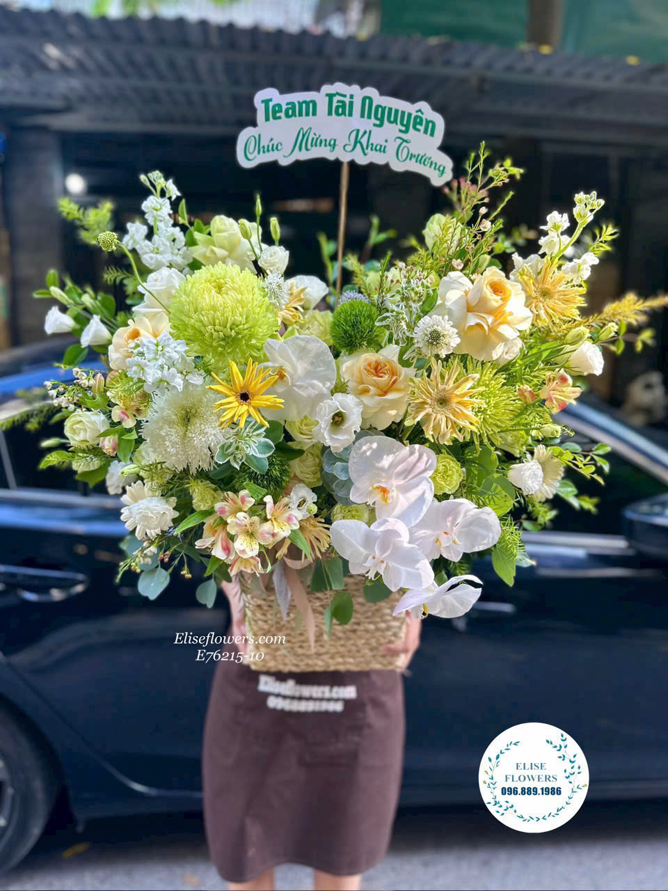 Lẵng hoa khai trương cao cấp ở Hà Nội. Đặt mua lẵng hoa khai trương