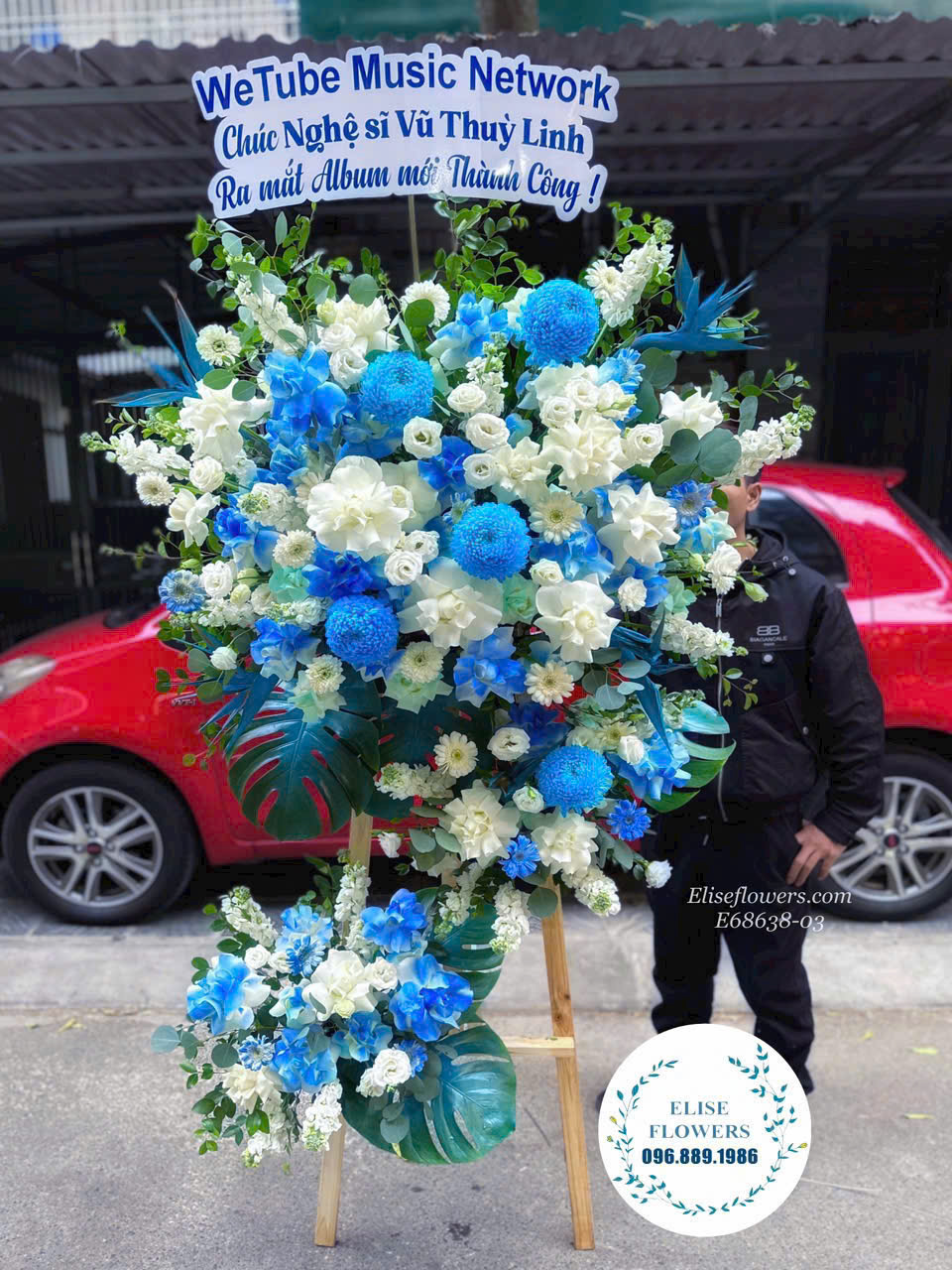 Kệ hoa khai trương cao cấp ở Hà Nội. Điện hoa khai trương Hà Nội