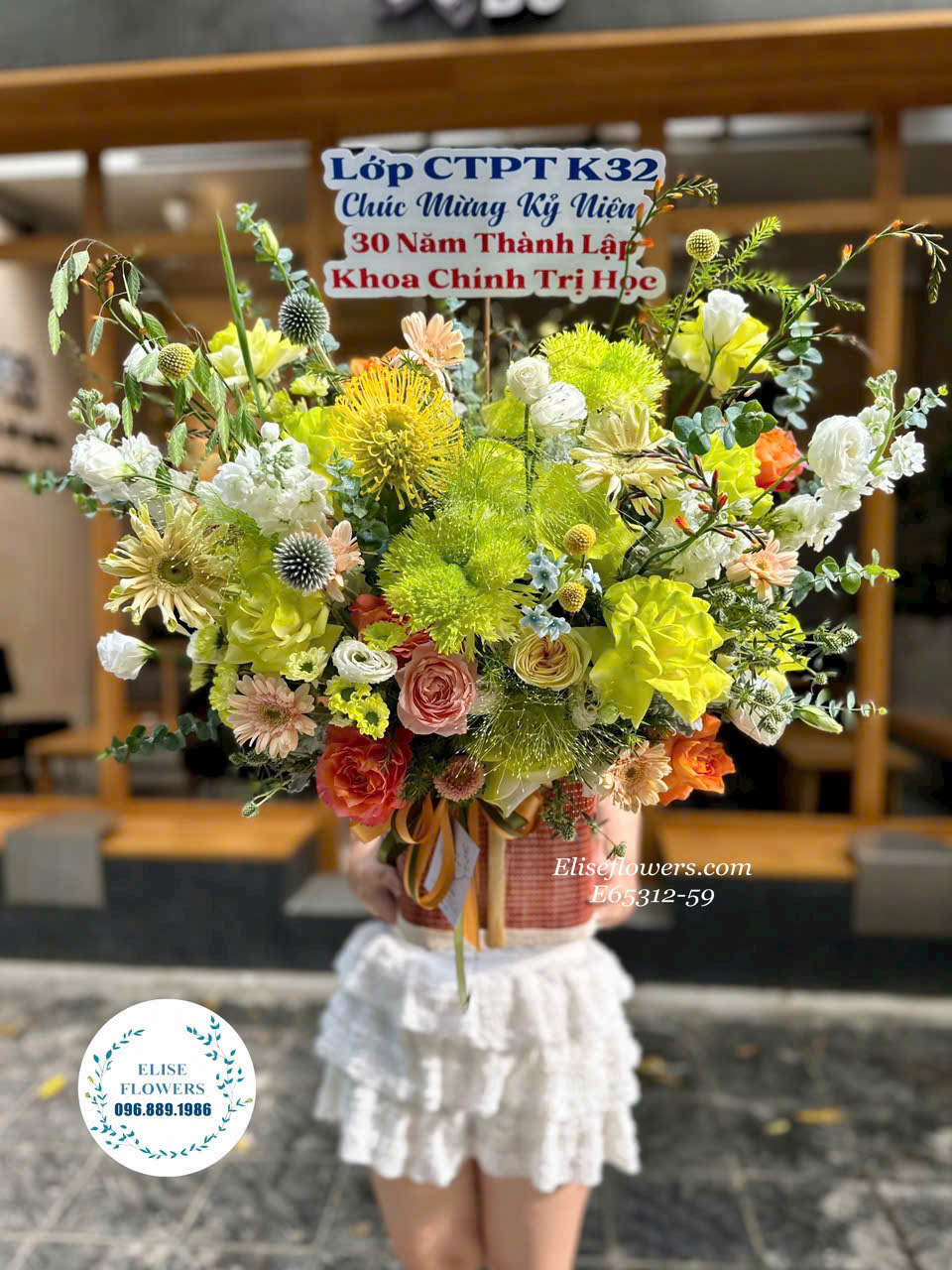 Lẵng hoa khai trương HÀ NỘI. Điện hoa khai trương HÀ NỘI