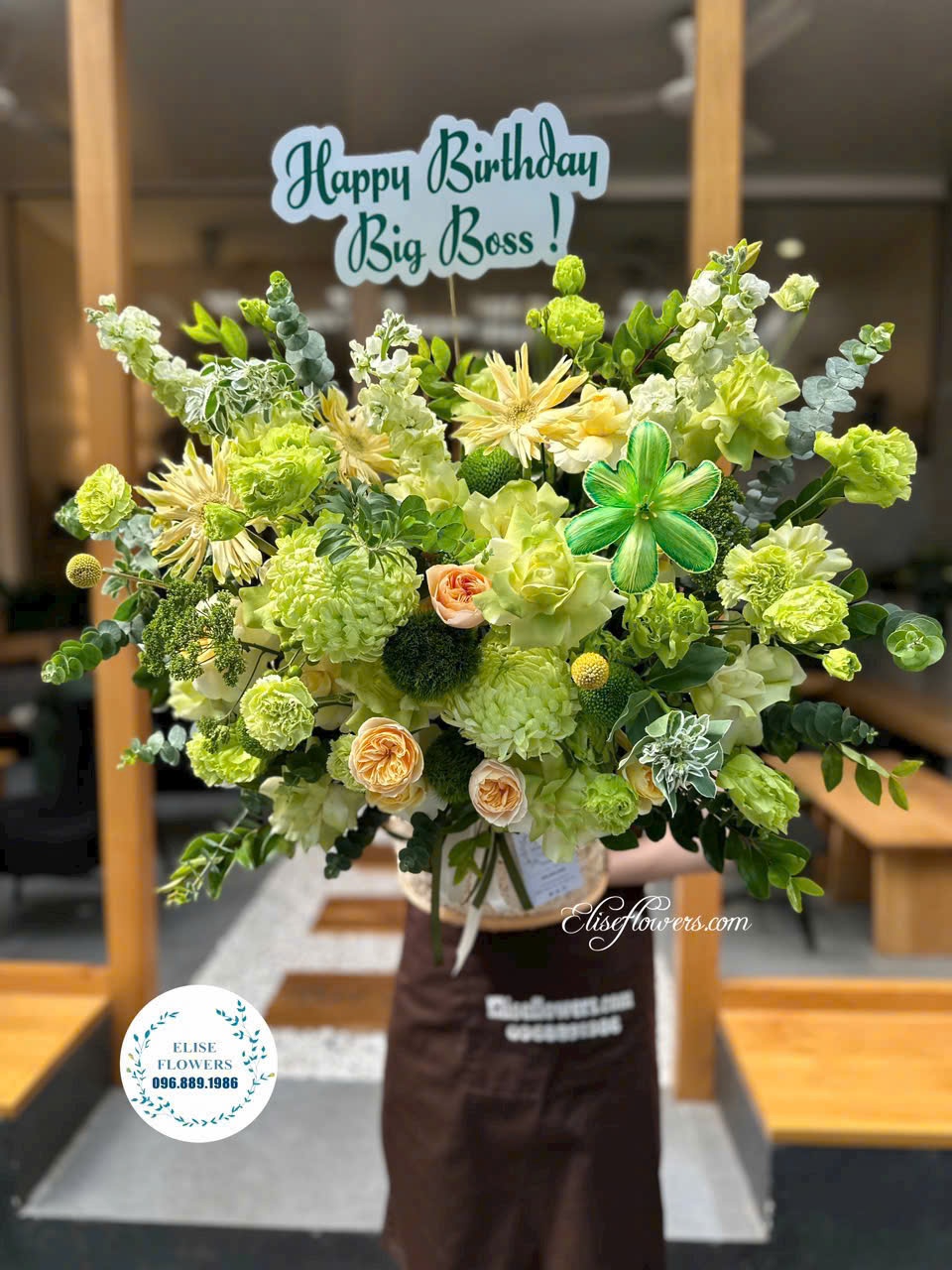 Mẫu hoa sinh nhật sếp cao cấp. Điện hoa sinh nhật Hà Nội - HOA TƯƠI HÀ NỘI