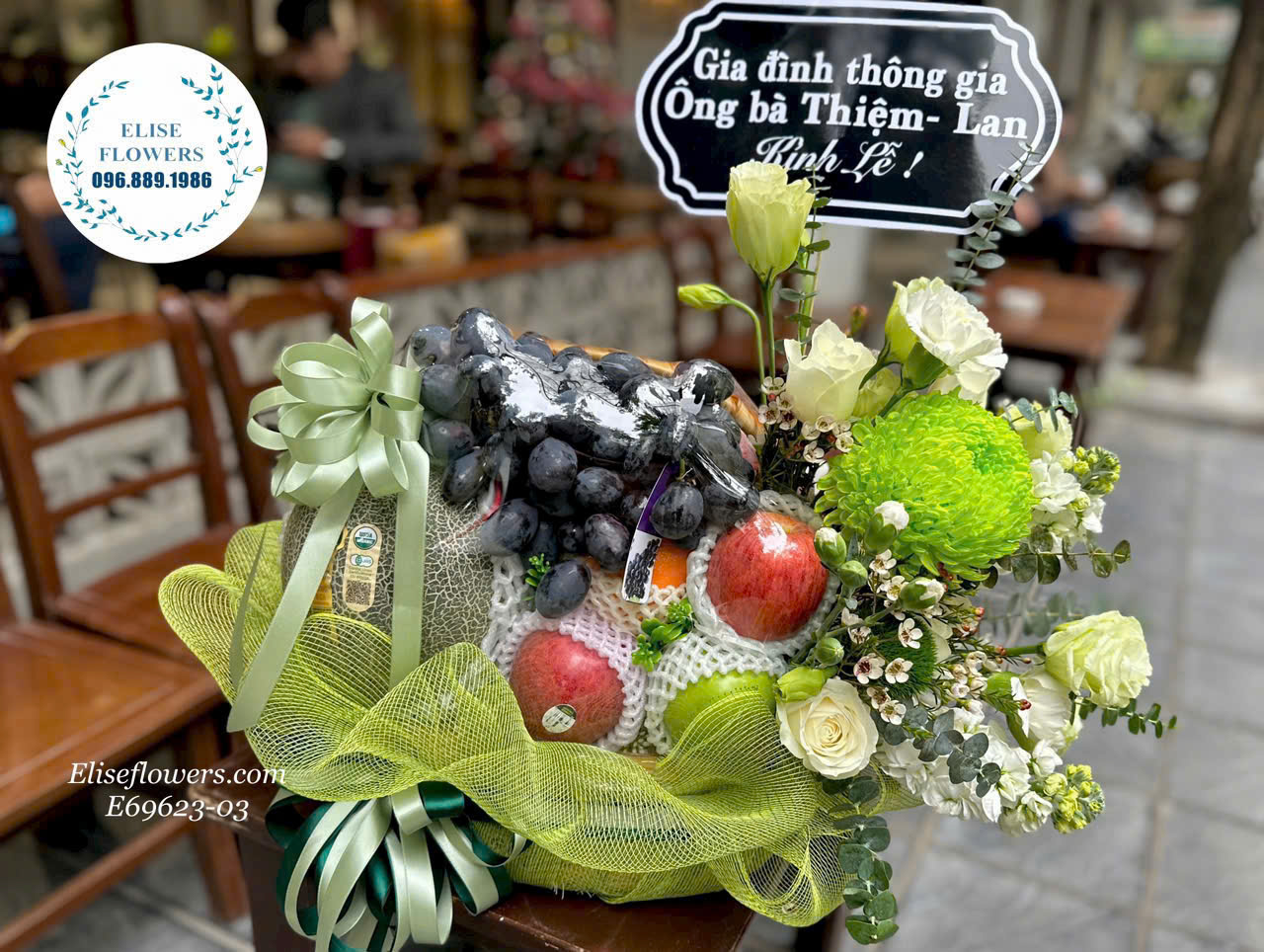 Dịch vụ đặt hoa quả chia buồn. Giao hoa quả chia buồn tận nơi