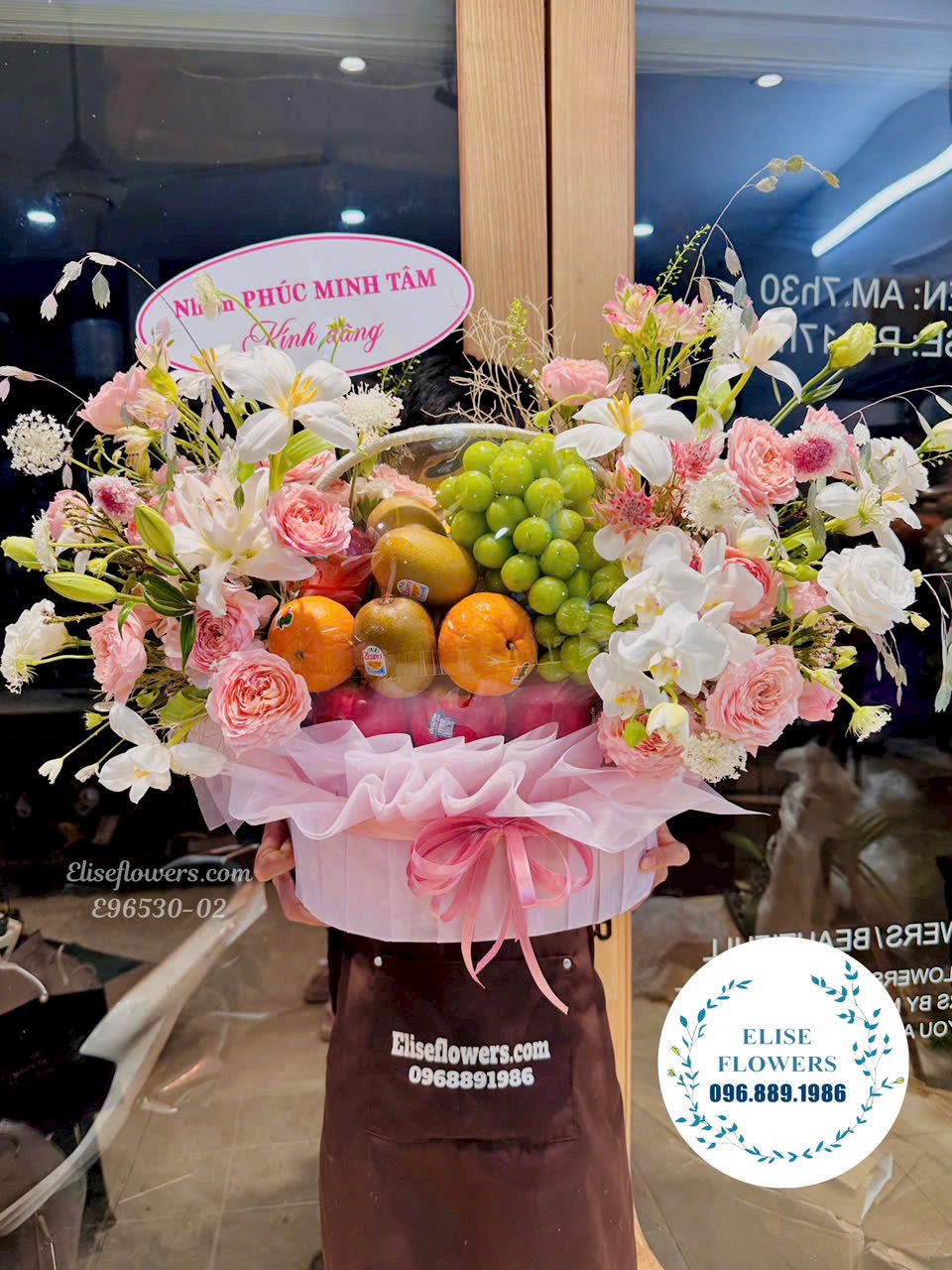 Giỏ hoa quả nhập khẩu tặng sếp, đối tác cao cấp | Eliseflowers