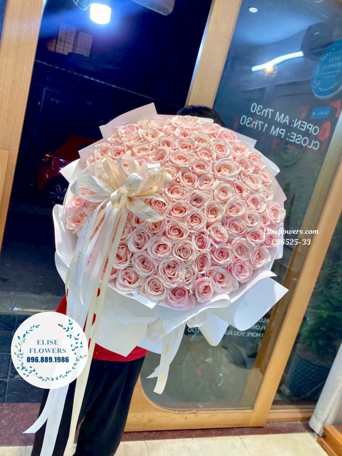 Hoa kủ niệm ngày cưới đệp. Đặt mua Online bó hoa ngọt ngào tặng vợ. Điện hoa Hà Nội Eliseflowers