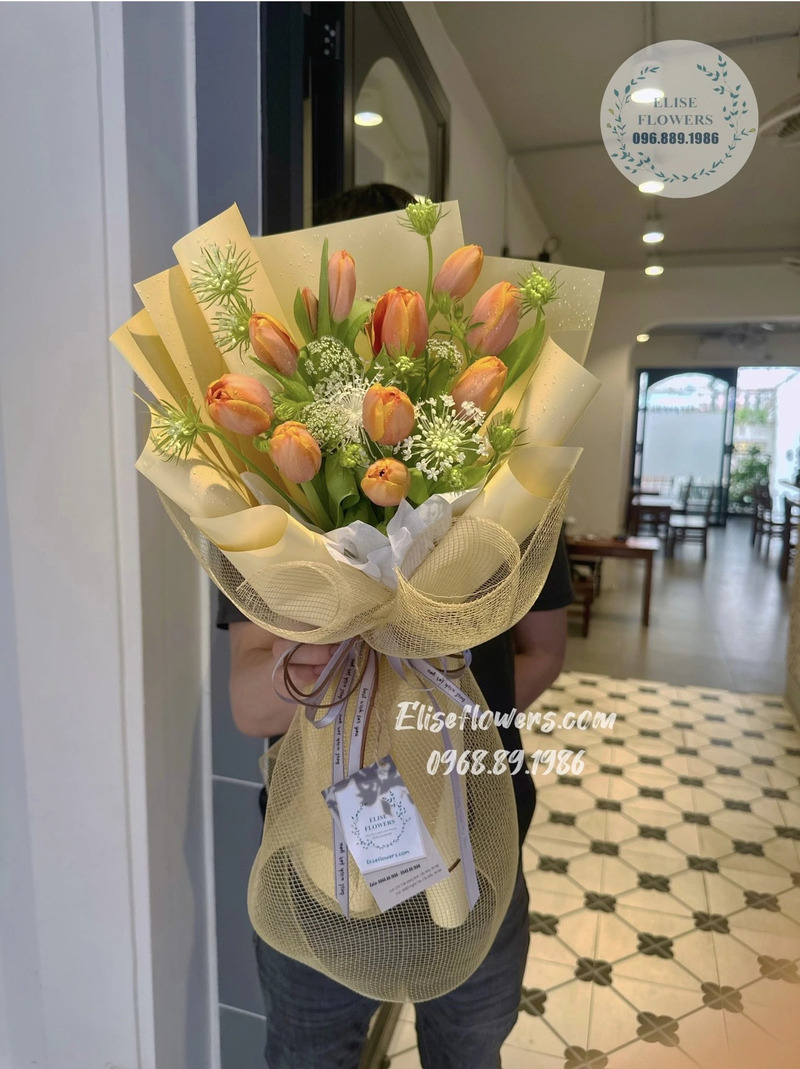 Hoa tulip nhẹ nhàng và tinh tế