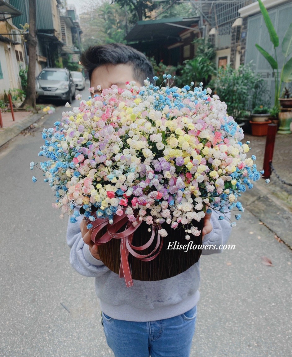 Điện hoa sinh nhật đẹp ở Hà Nội. Dịch vụ giao hoa quận Hai Bà Trưng - Hà Nội