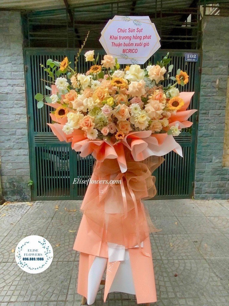 Kệ hoa chúc mừng khai trương