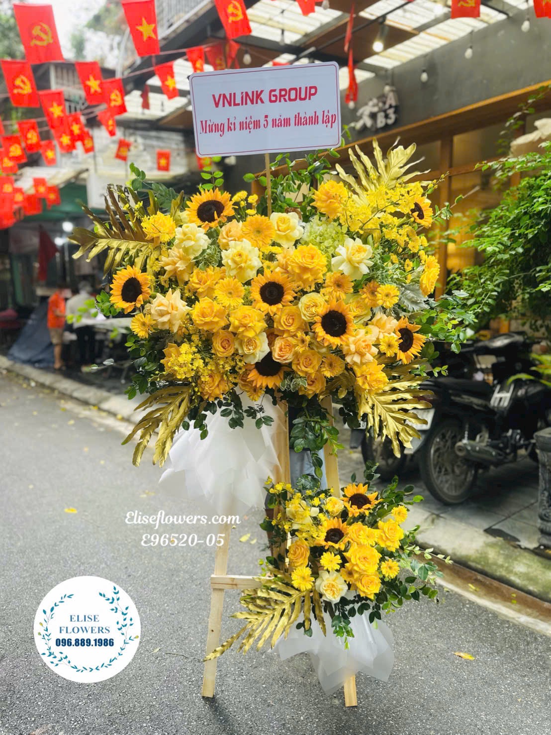 Hoa kỷ niệm thành lập công ty cao cấp | Hoa chúc mừng đẹp, sang trọng